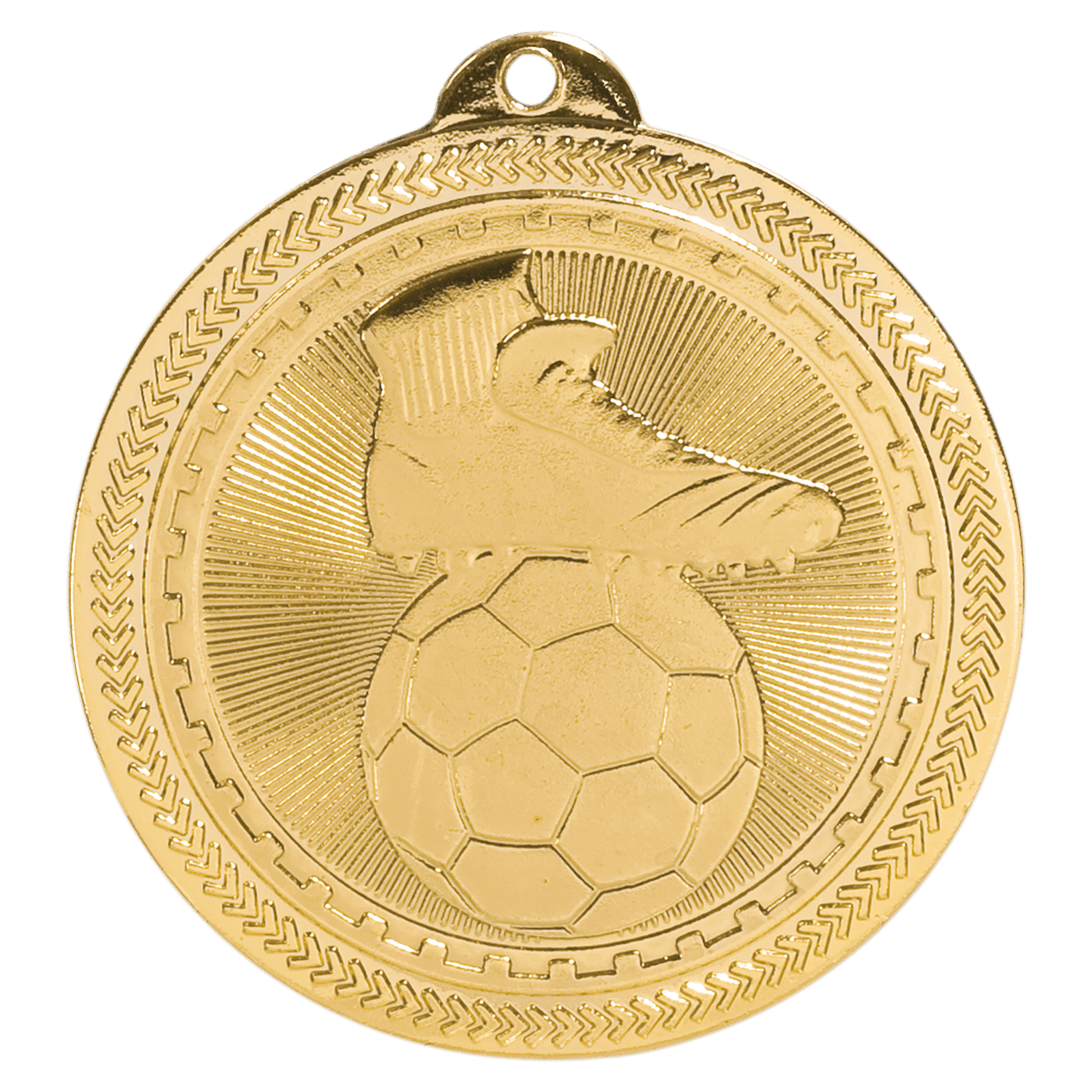 2" Antique Bronze Soccer Medal - BL215B