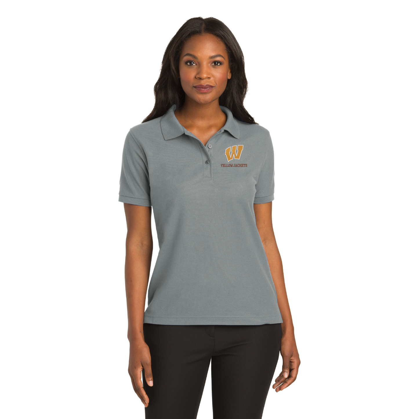 Williams Block "W" (Athletic) Women's Silk Touch™ Polo. (L500)
