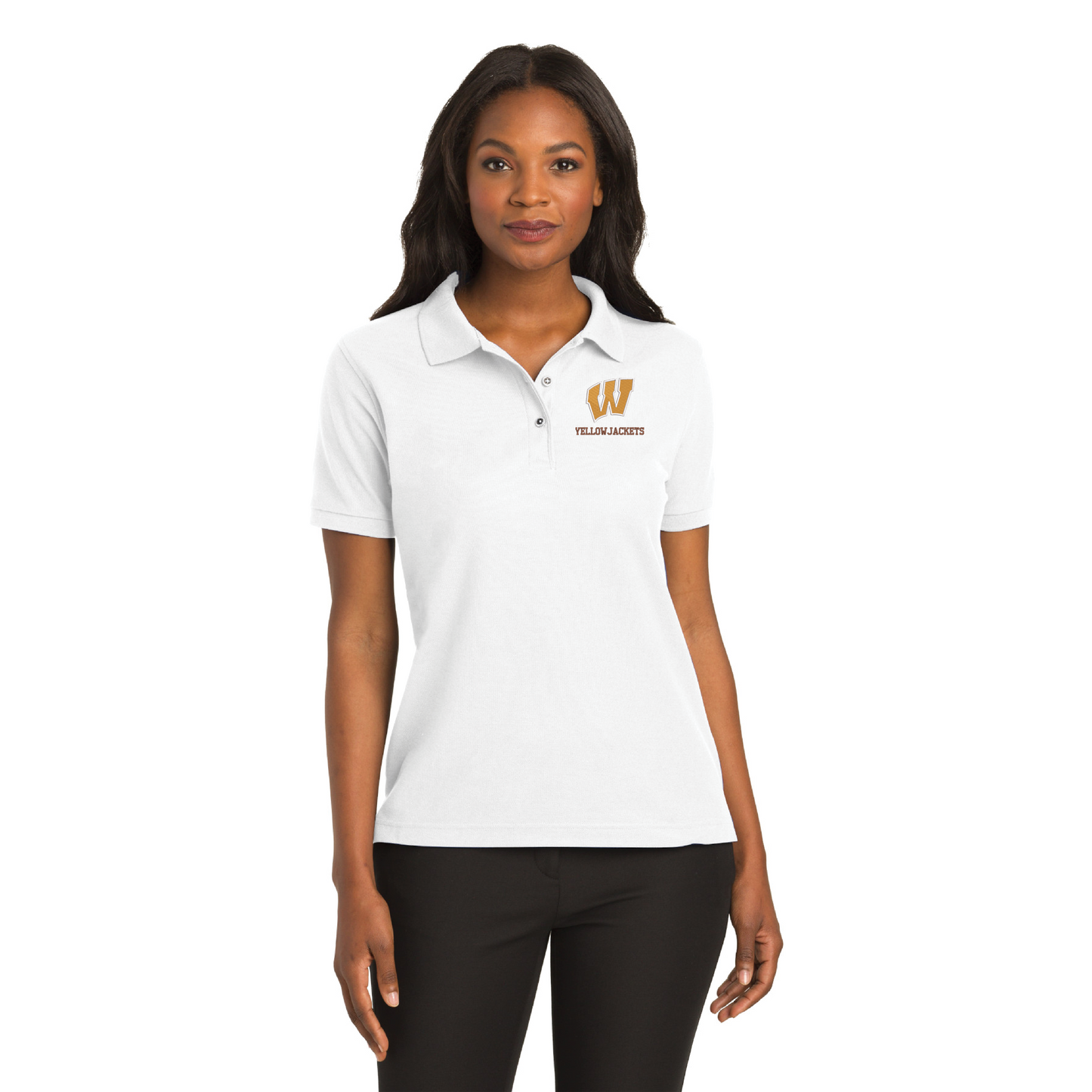 Williams Block "W" (Athletic) Women's Silk Touch™ Polo. (L500)