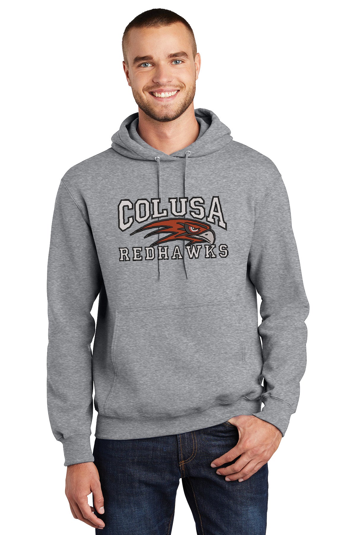 Colusa RedHawk Hooded Sweatshirt