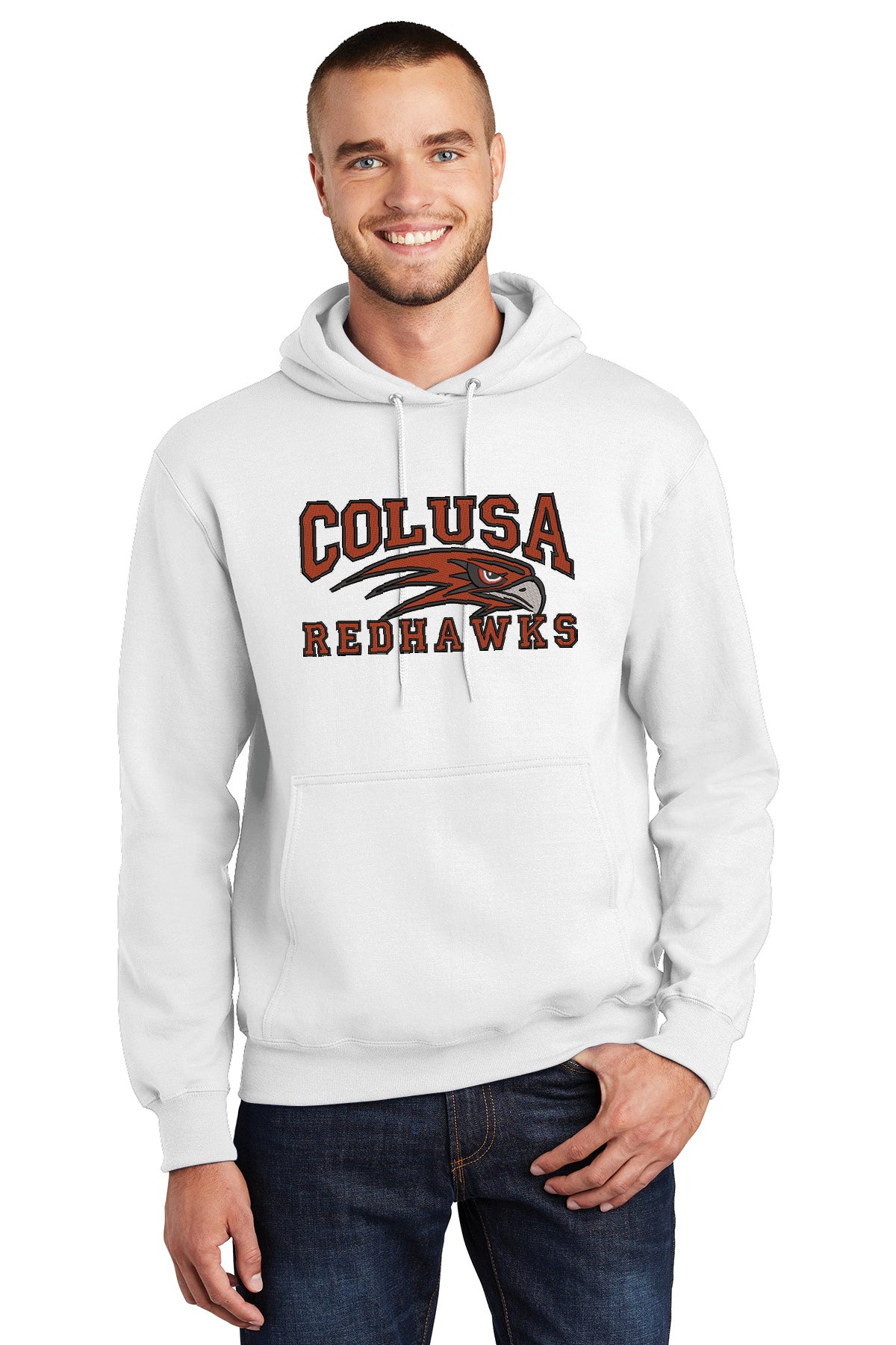 Colusa RedHawk Hooded Sweatshirt