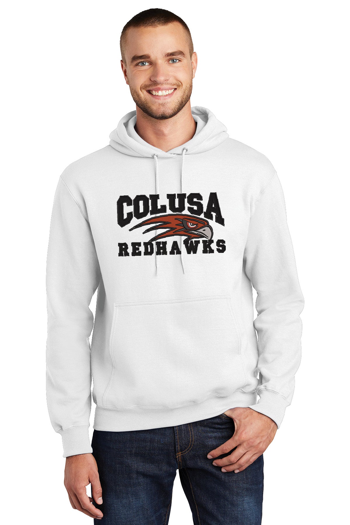 Colusa RedHawk Hooded Sweatshirt