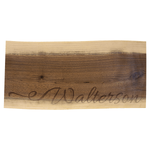 Natural Black Walnut Cutting and Charcuterie Board