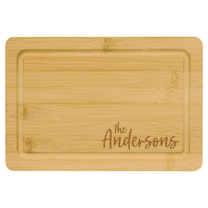 Bamboo Cutting Board with Drip Ring