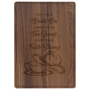 Walnut Cutting Boards with Drip Ring