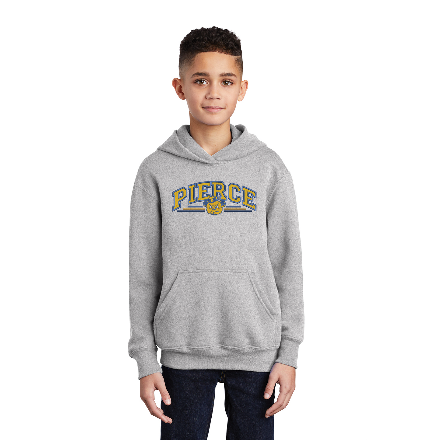 Pierce Bears Youth Fleece Pullover Hooded Sweatshirt (PC90YH)