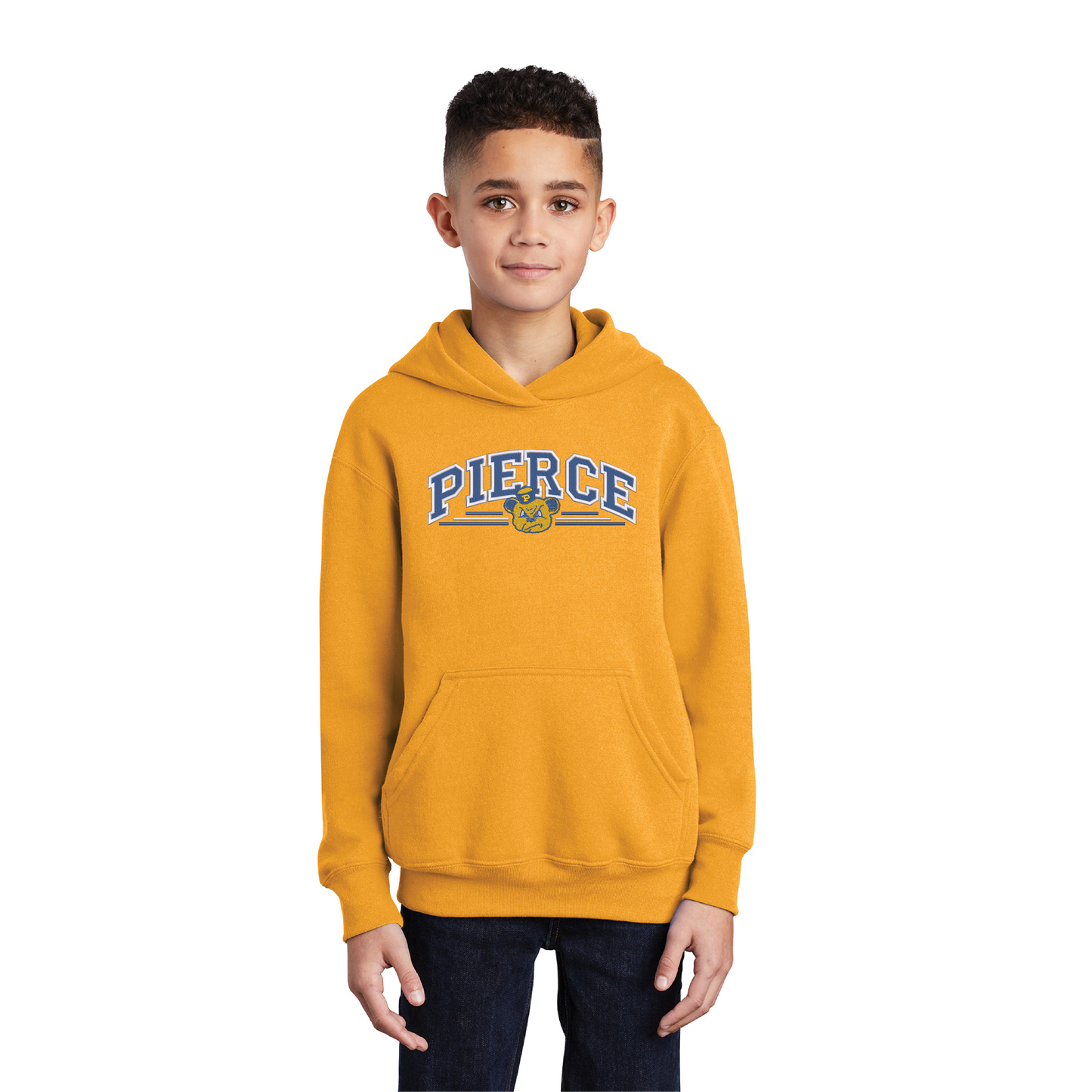 Pierce Bears Youth Fleece Pullover Hooded Sweatshirt (PC90YH)