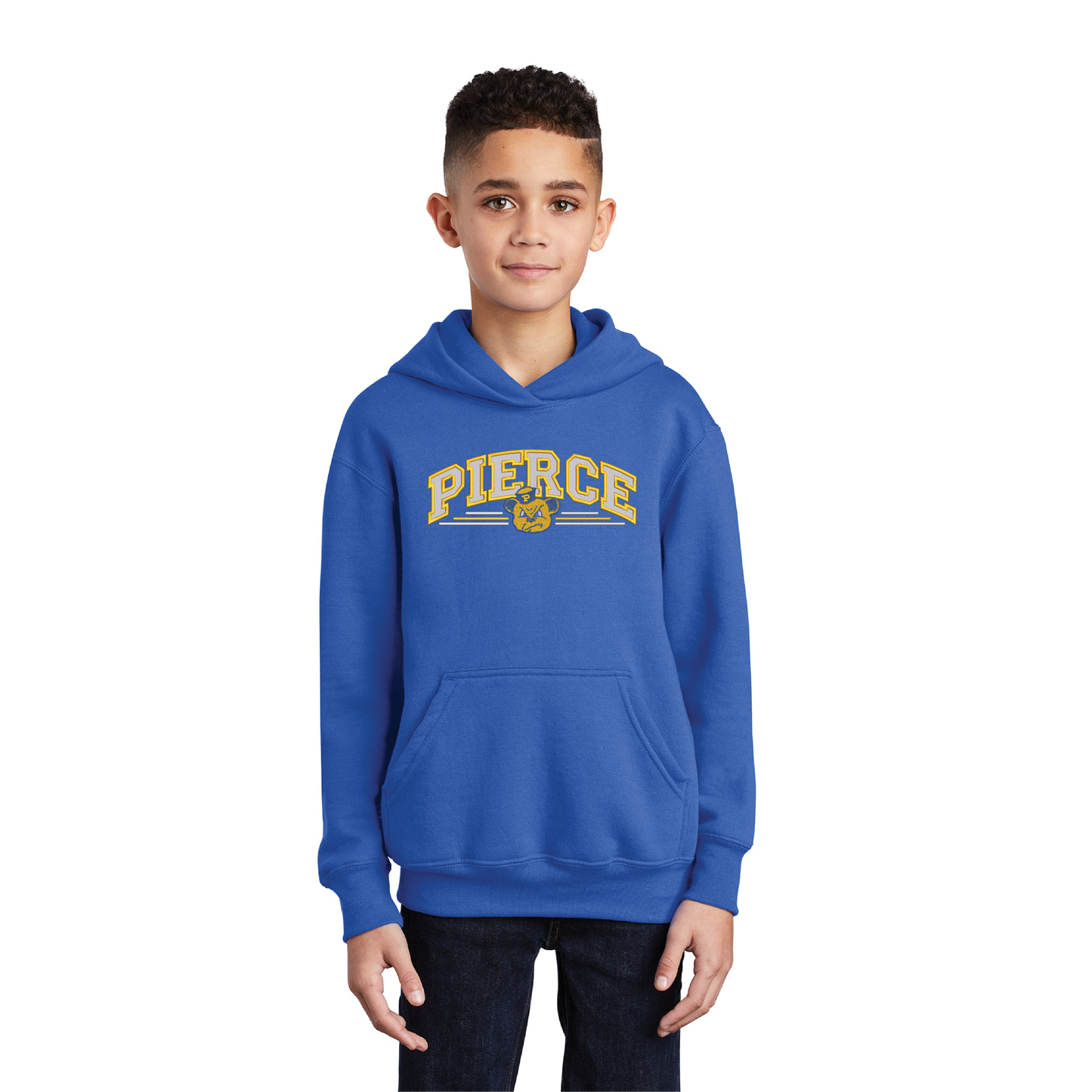 Pierce Bears Youth Fleece Pullover Hooded Sweatshirt (PC90YH)