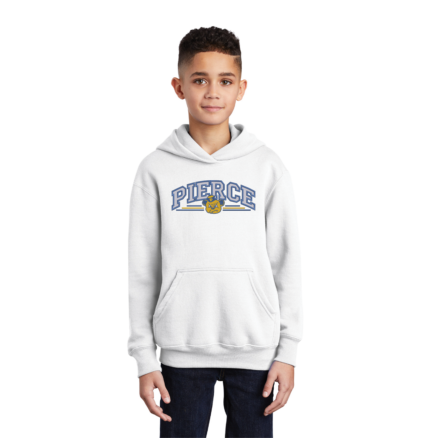 Pierce Bears Youth Fleece Pullover Hooded Sweatshirt (PC90YH)