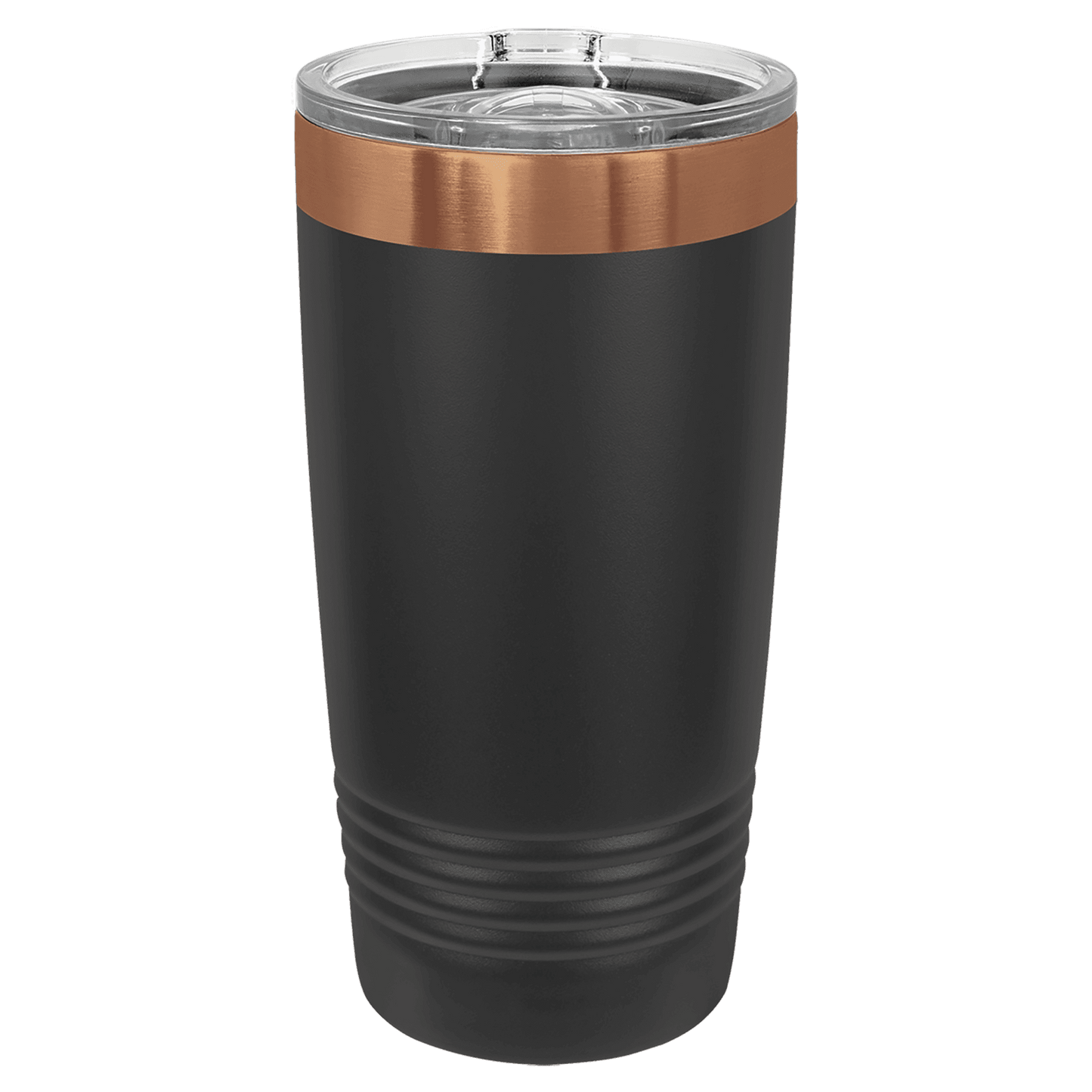 Personalized 20 oz. Black/Rose Gold Tumbler