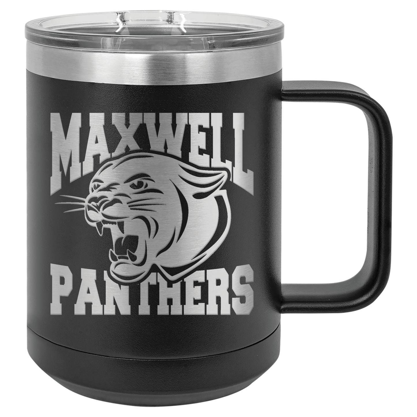 Maxwell Panthers 15 oz. Travel Mug
