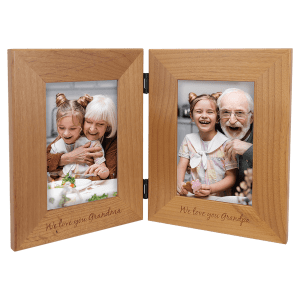 Genuine Red Alder Dual Picture Frame