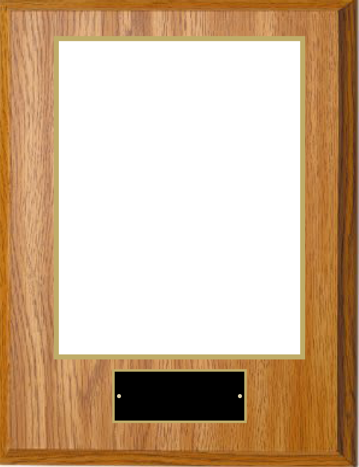 Vertical Slide-In Photo Frame Plaque