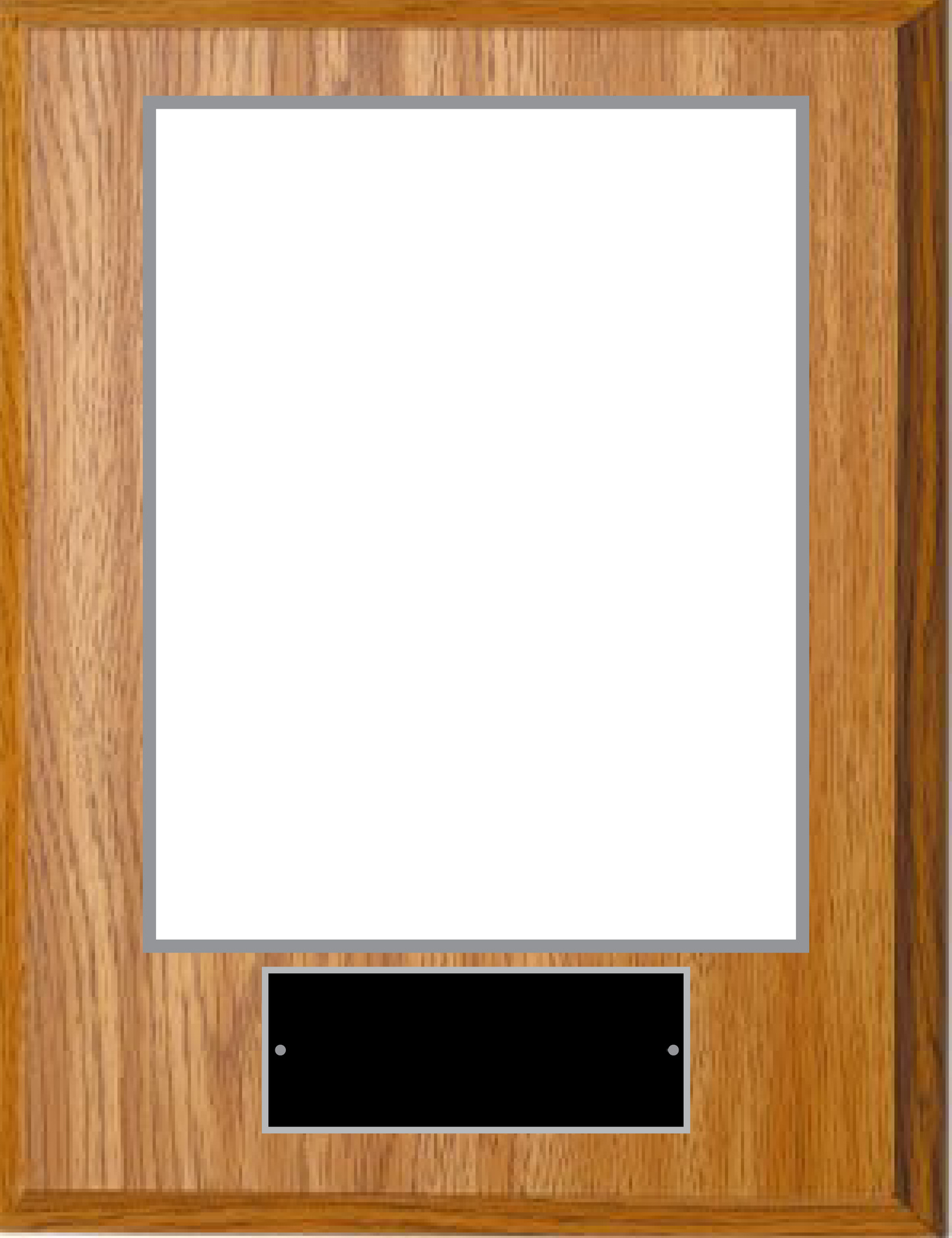 Vertical Slide-In Photo Frame Plaque