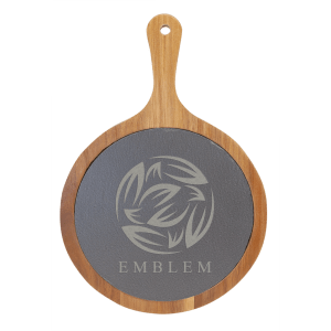Acacia Wood with Slate Cutting Board