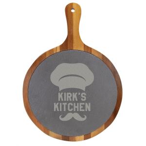 Acacia Wood with Slate Cutting Board