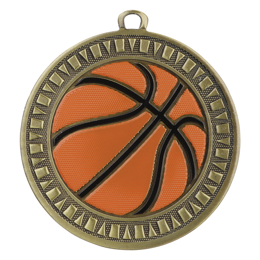 2 3/8" Basketball Velocity Series Award Medal