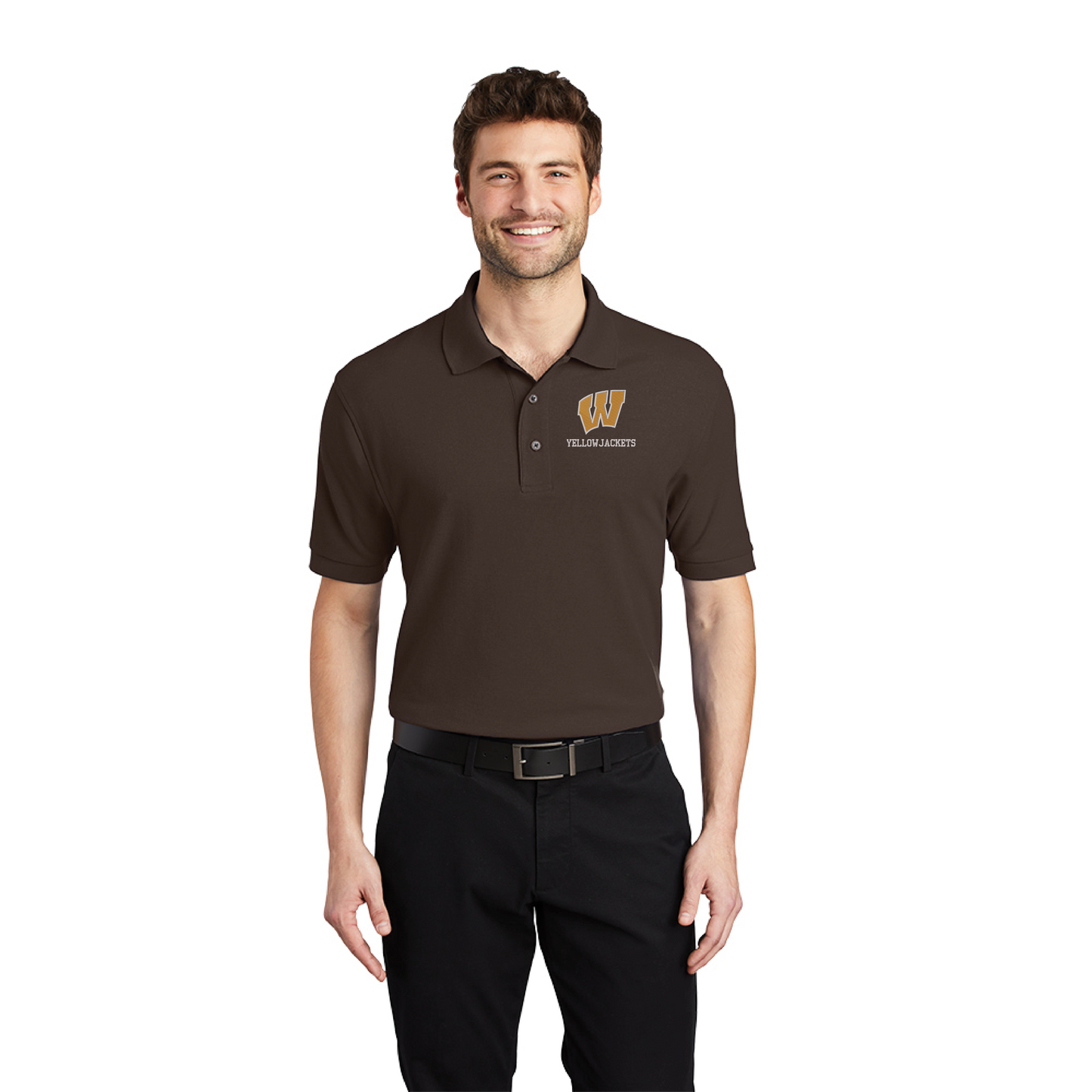 Williams Block "W" (Athletic) Silk Touch™ Polo. (K500)