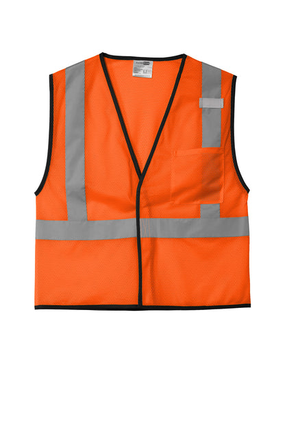 CornerStone ® ANSI 107 Class 2 Economy Mesh One-Pocket Vest (CSV100)