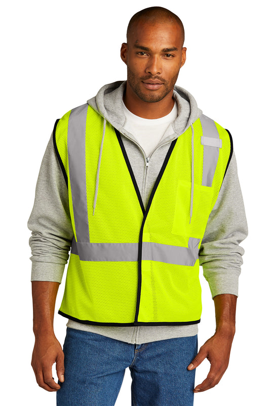 CornerStone ® ANSI 107 Class 2 Economy Mesh One-Pocket Vest (CSV100)