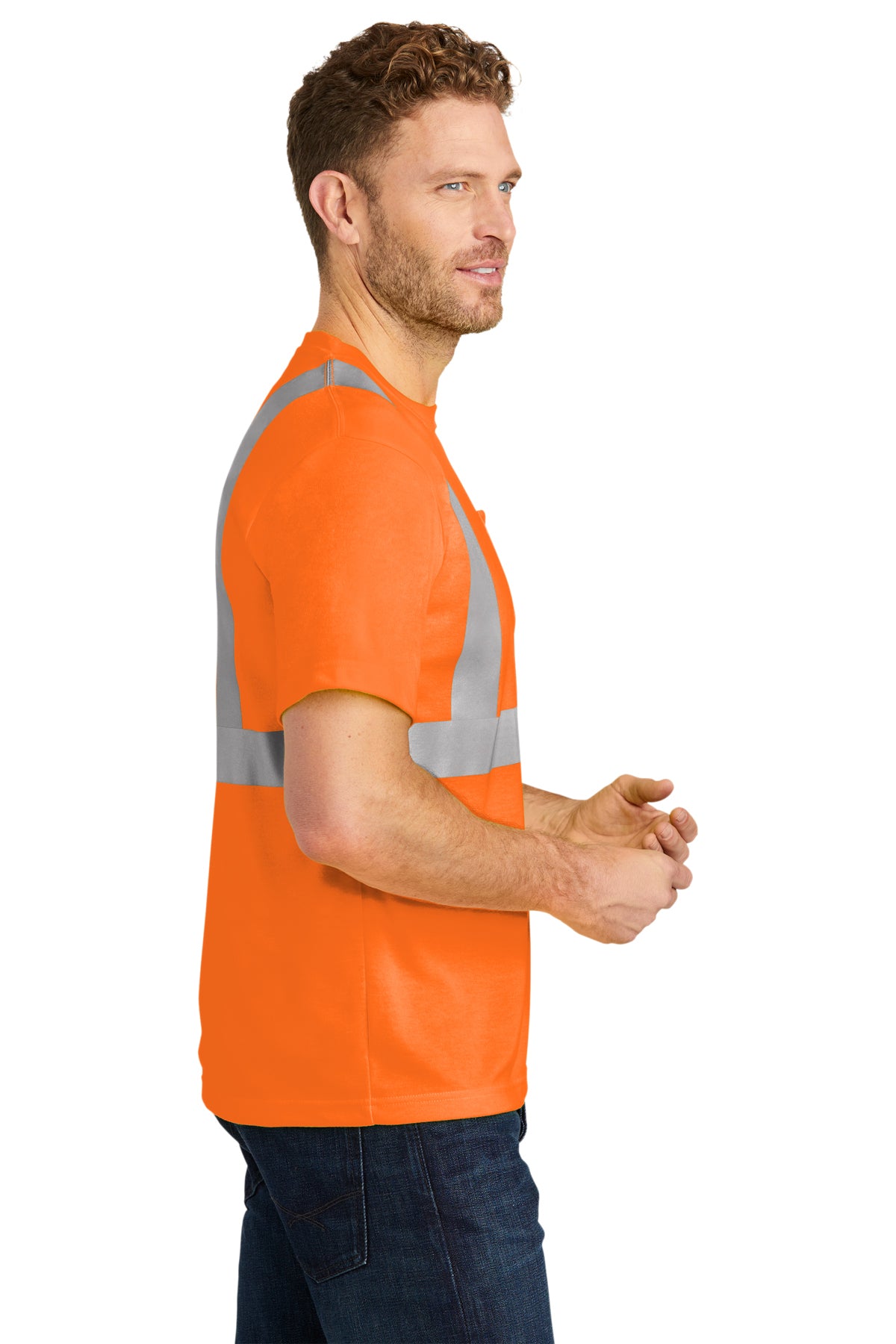 CornerStone® - ANSI 107 Class 2 Safety T-Shirt (CS401)