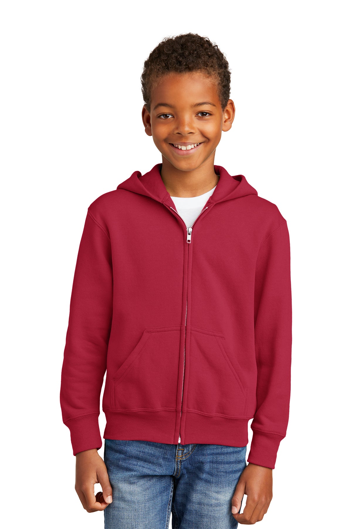 Our Lady of Lourdes Fleece Full-Zip Hooded Sweatshirt (PC90YHZ)