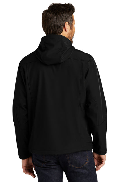 Port Authority® Textured Hooded Soft Shell Jacket (J706)