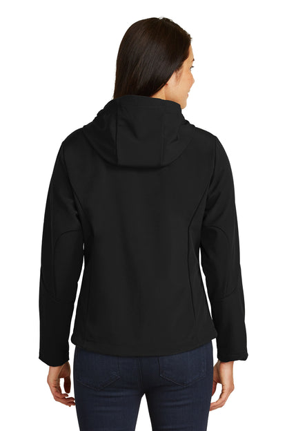 Port Authority® Women's Textured Hooded Soft Shell Jacket (L706)