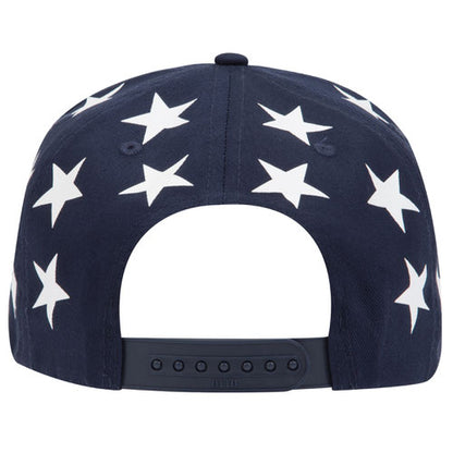 OTTO Cap: American Flag Mid Profile Baseball Cap (57-174)