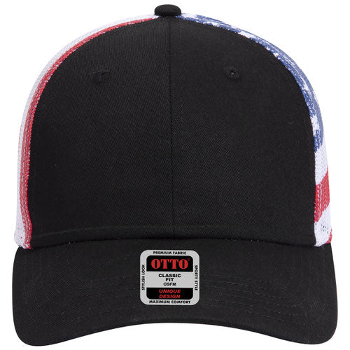 OTTO Cap: American Flag Mesh Back (88-1280)