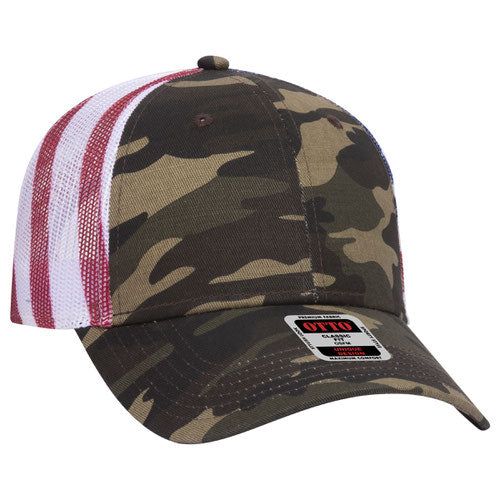 OTTO Cap: American Flag Mesh Back (88-1280)