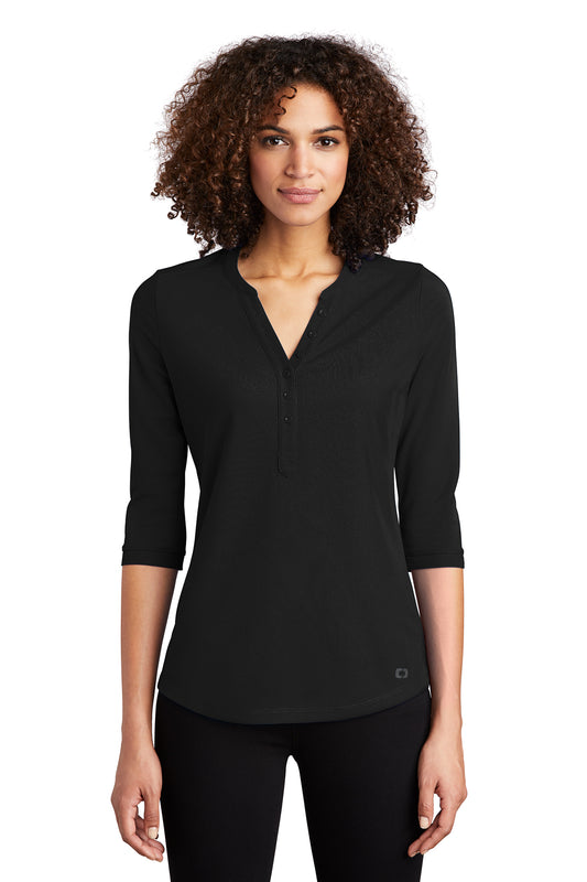 OGIO ® Ladies Jewel Henley (LOG104)