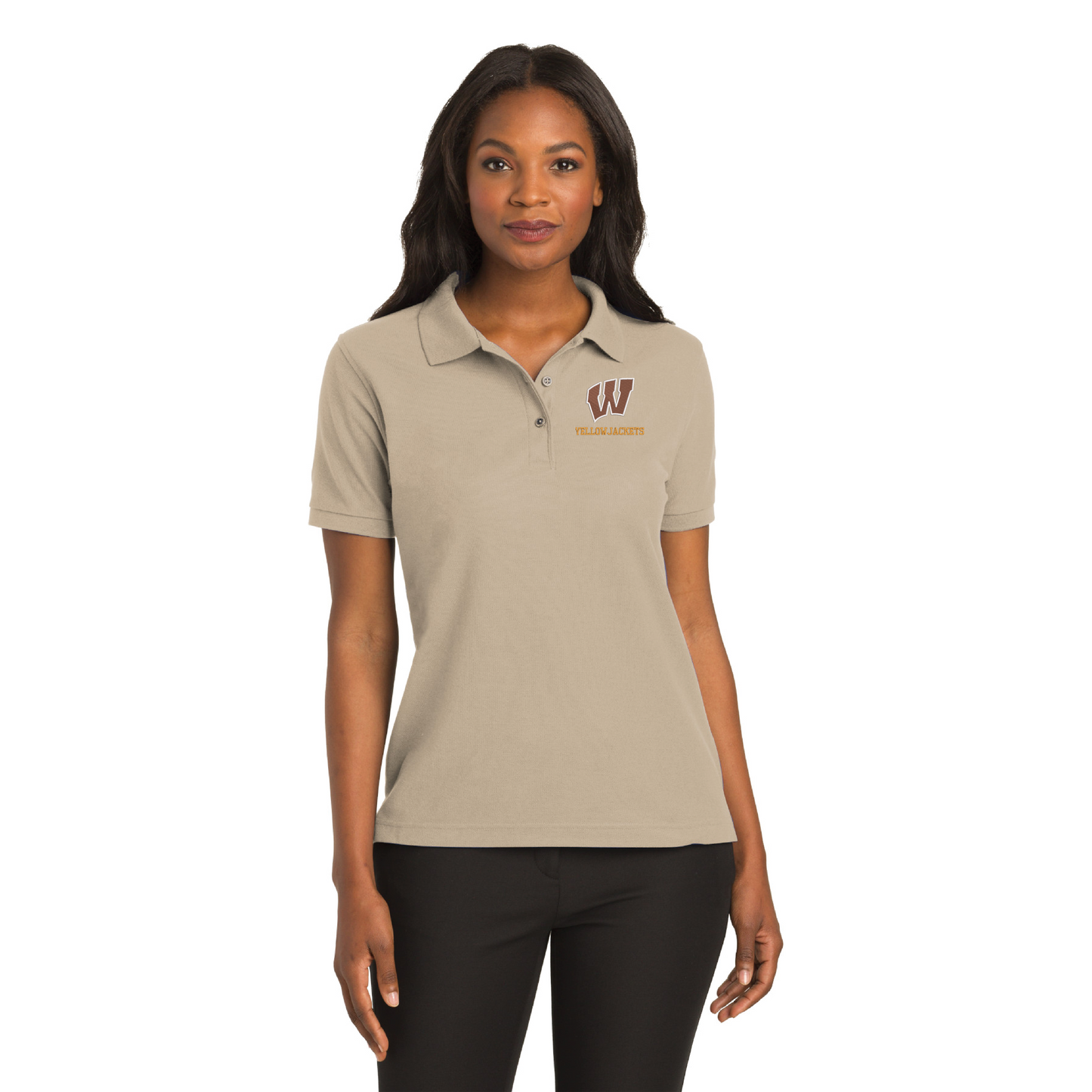 Williams  Block "W" (Athletic) Women's Silk Touch™ Polo. (L500)