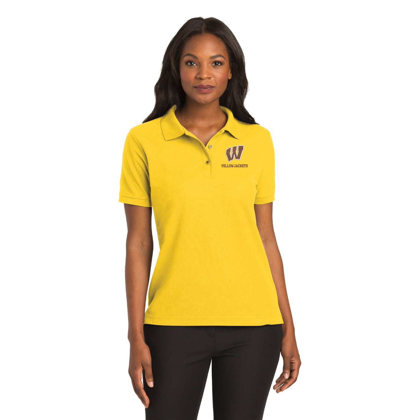 Williams  Block "W" (Athletic) Women's Silk Touch™ Polo. (L500)