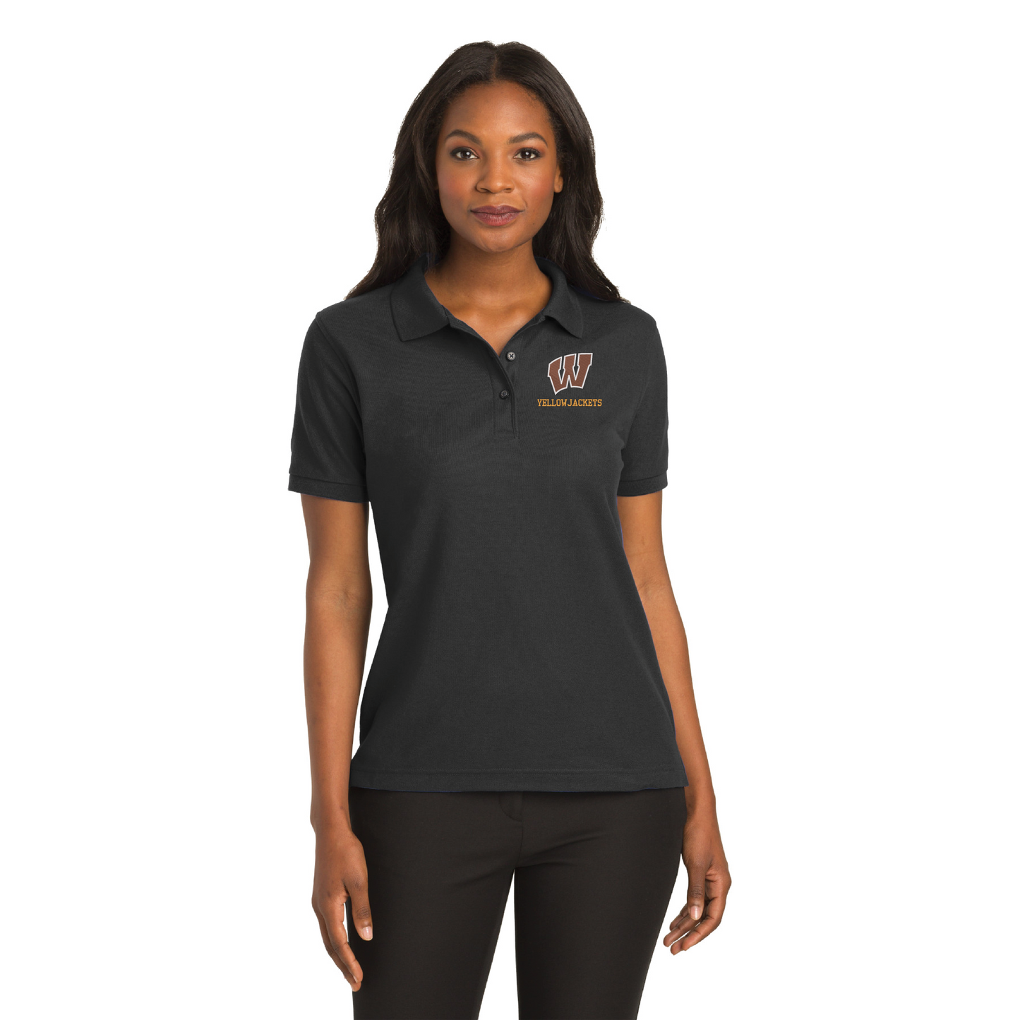 Williams  Block "W" (Athletic) Women's Silk Touch™ Polo. (L500)