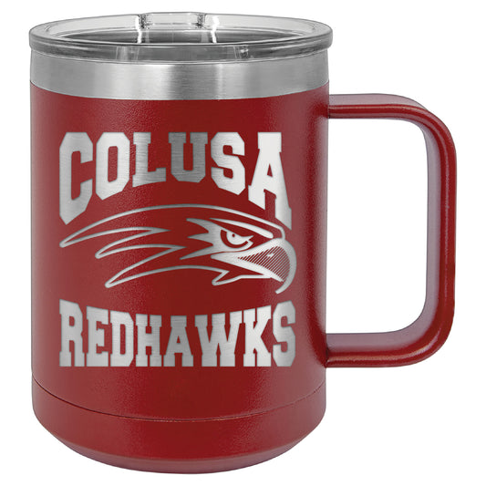 Colusa RedHawk 15 oz. Travel Mug