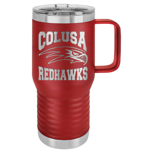 Colusa RedHawk 20 oz. Travel Mug