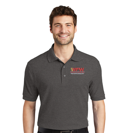 Colusa VFW  Silk Touch™ Polo - New Logo (K500)