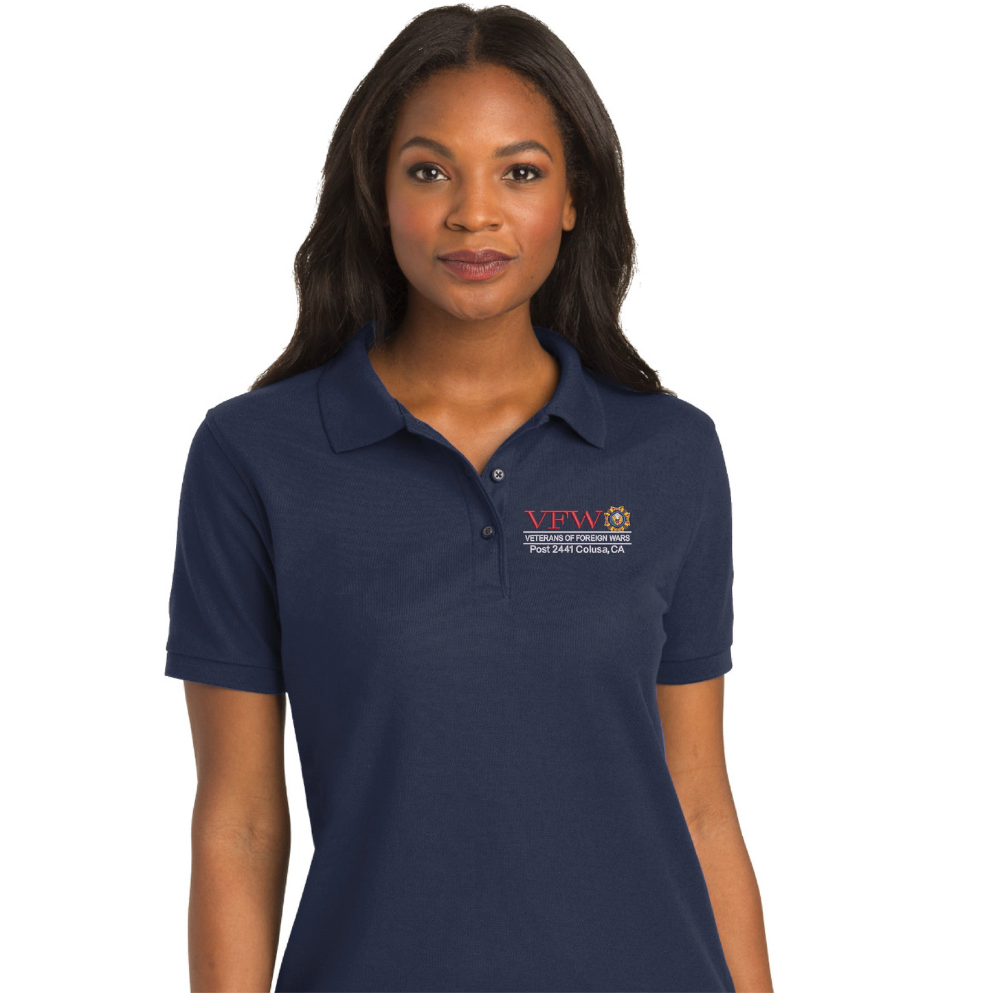 Colusa VFW  Ladies Silk Touch™ Polo (L500)