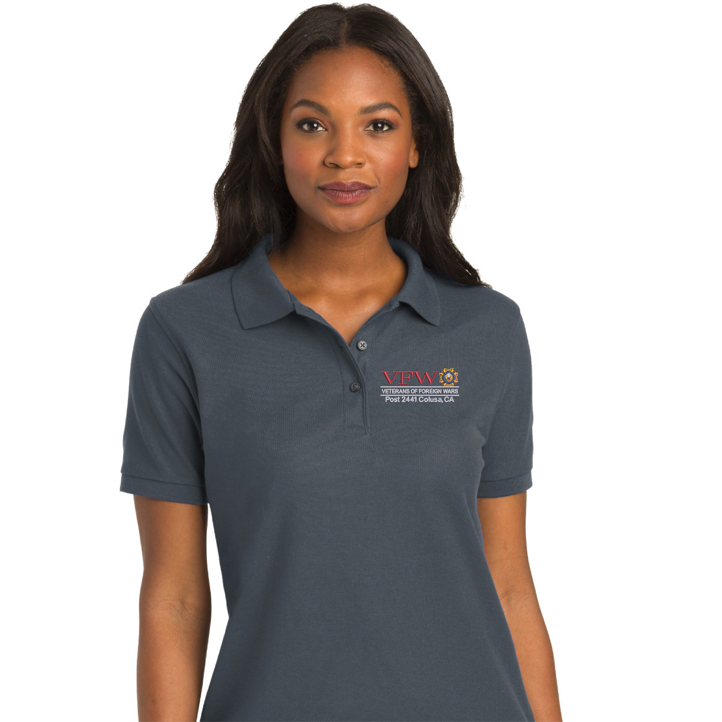 Colusa VFW  Ladies Silk Touch™ Polo (L500)