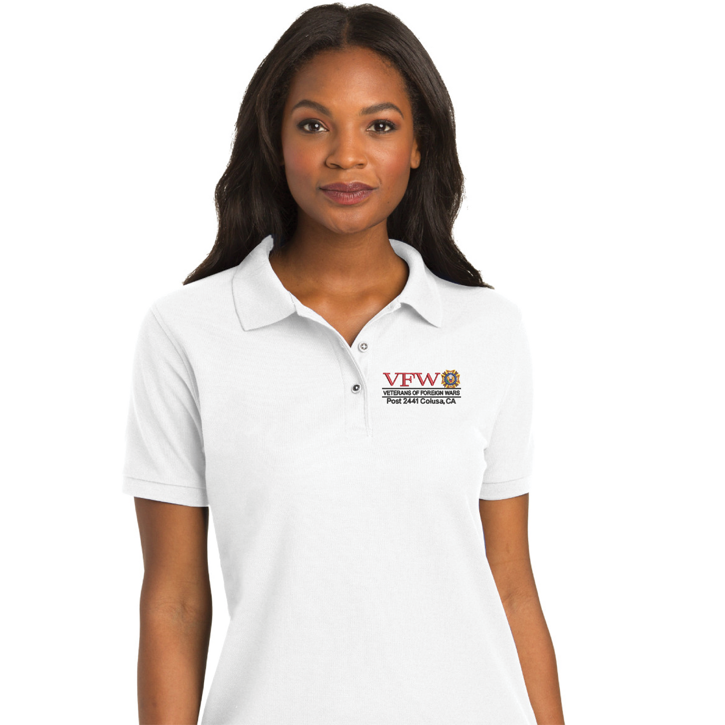 Colusa VFW  Ladies Silk Touch™ Polo (L500)