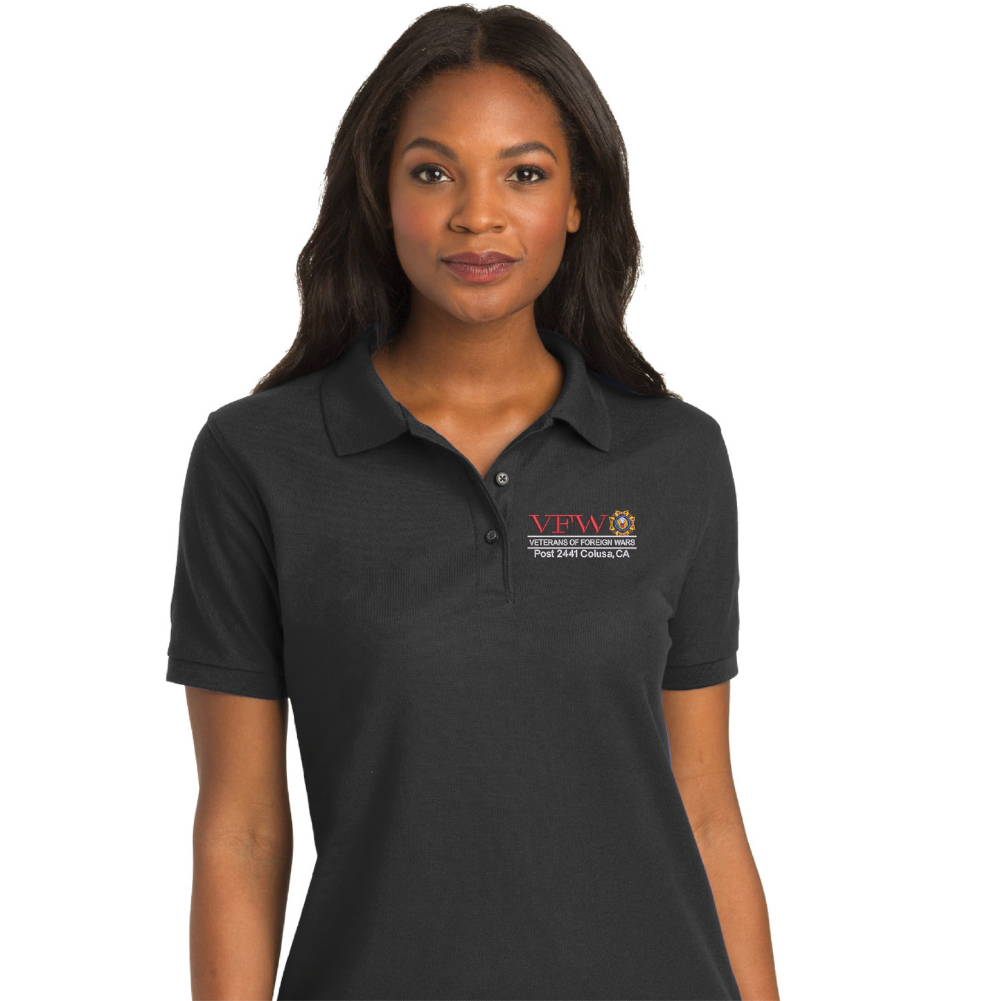 Colusa VFW  Ladies Silk Touch™ Polo (L500)