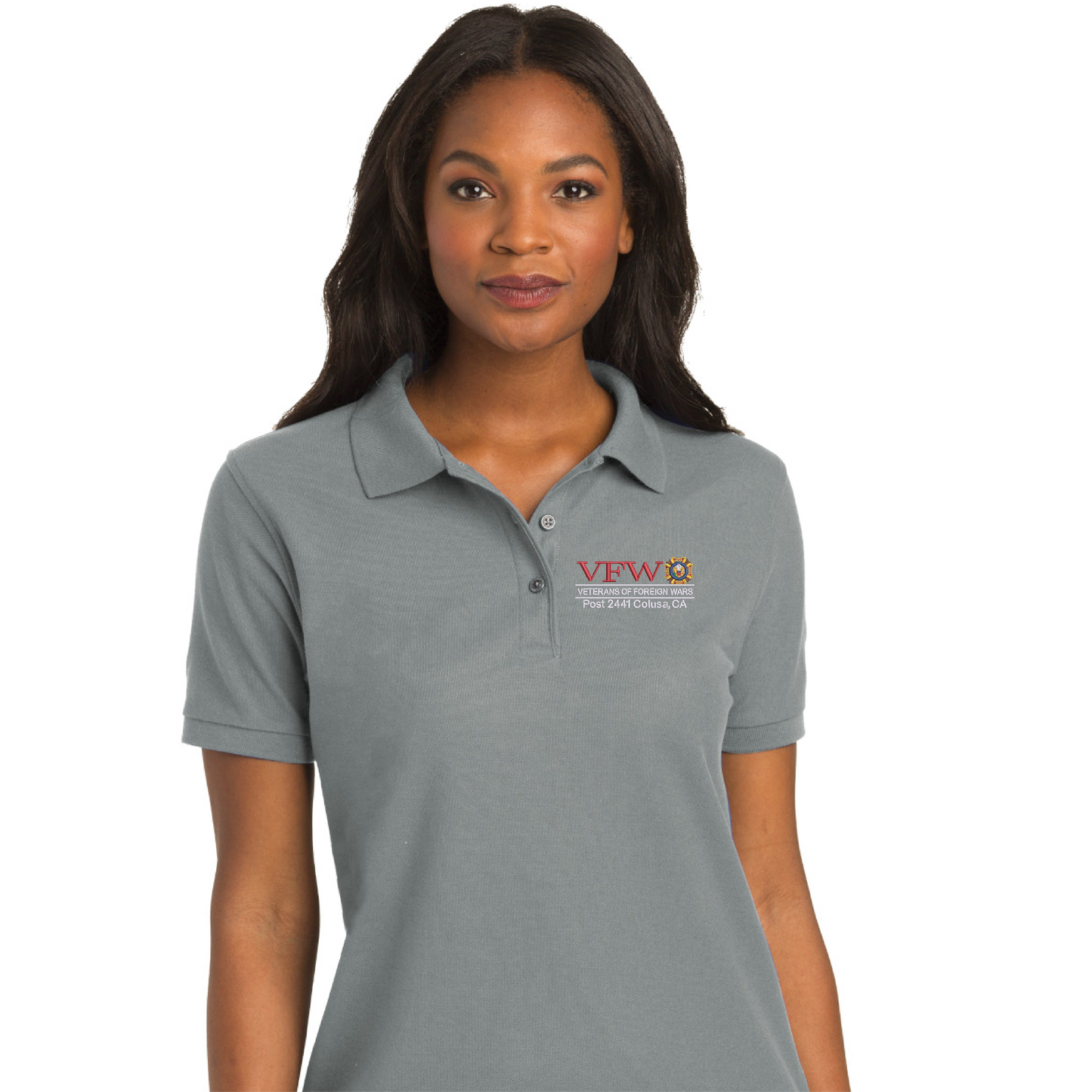 Colusa VFW  Ladies Silk Touch™ Polo (L500)