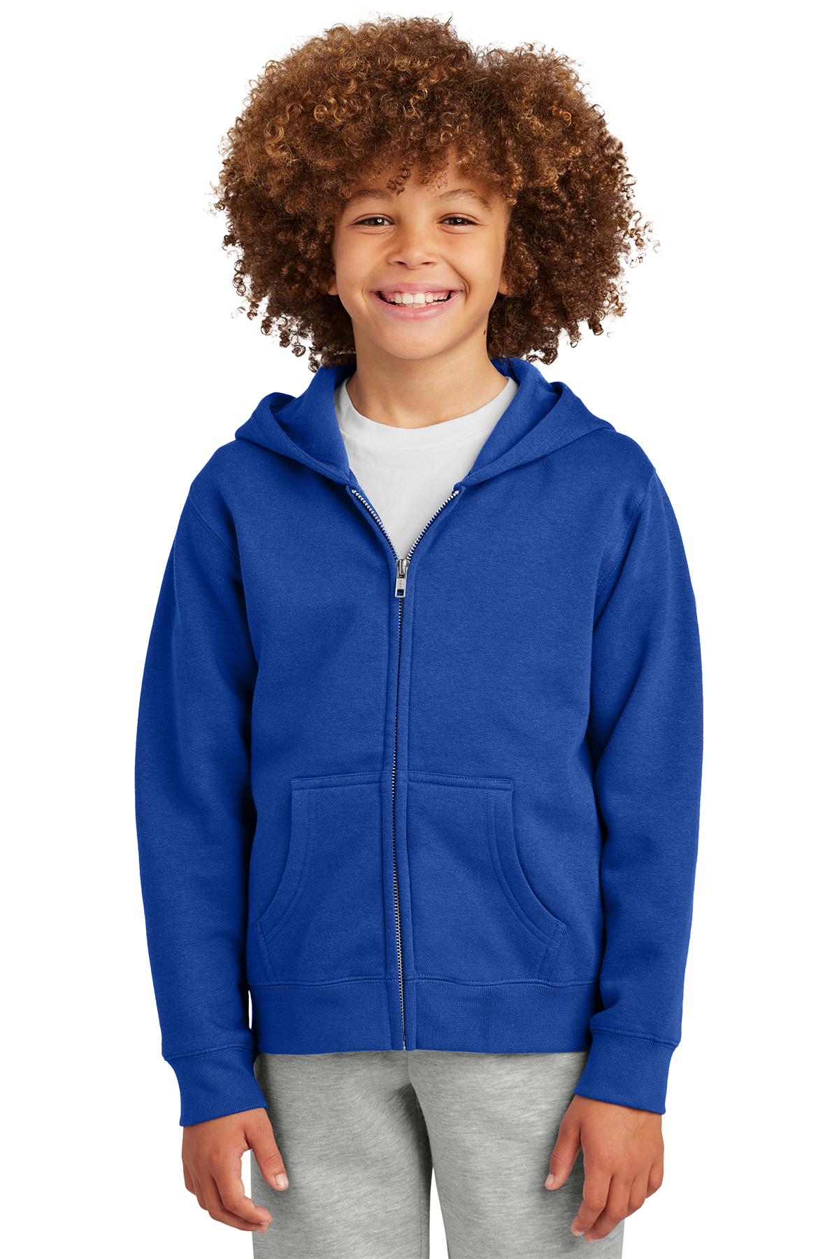 District® Youth V.I.T.™ Fleece Full-Zip Hoodie (DT6102Y)