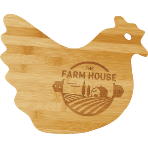 Bamboo Hen Cutting Board