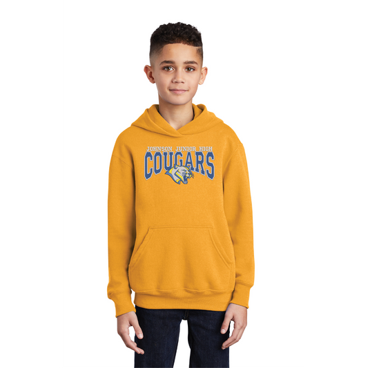 JJH Cougars Youth Fleece Pullover Hooded Sweatshirt (PC90YH)