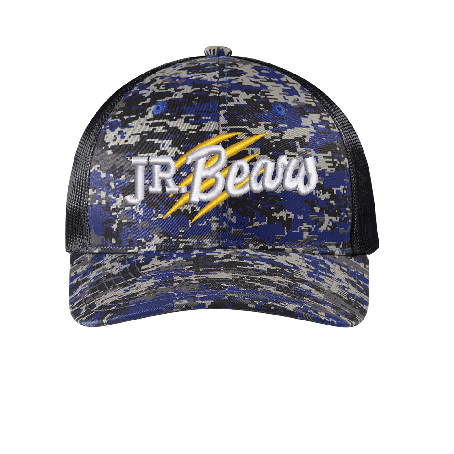 Jr. Bears Digi Camo Snapback Trucker Cap (C114)