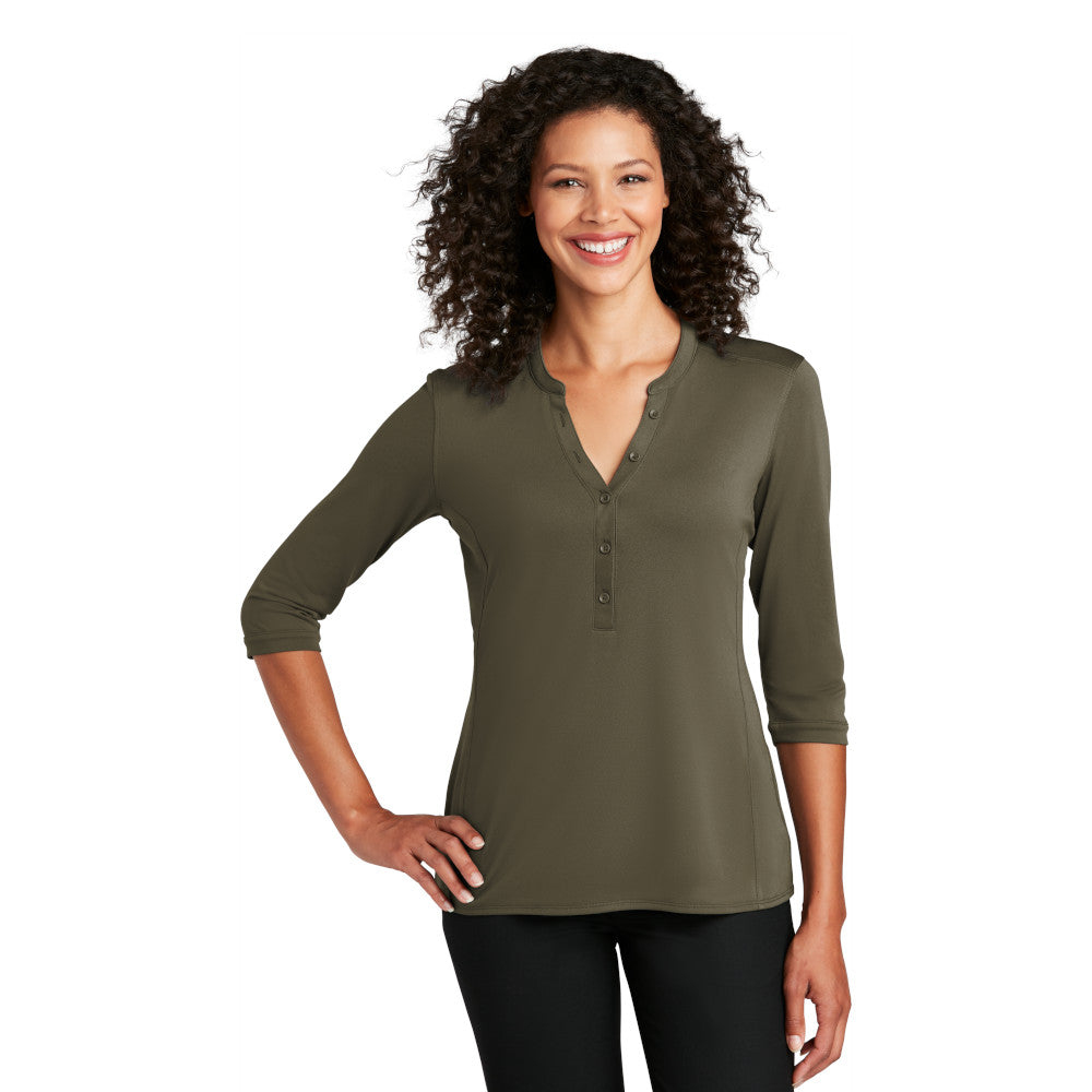 Port Authority ® Women's UV Choice Pique Henley (LK750 )