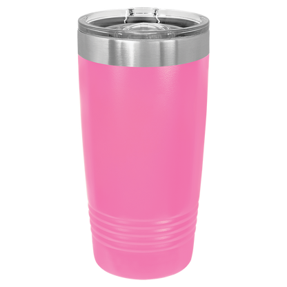 Pierce Bear Insulated 20 oz Stainless Steel Ringneck Tumbler with Logo