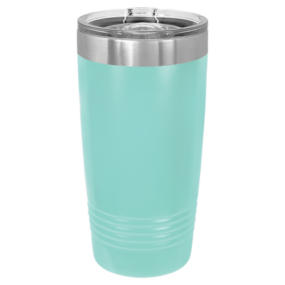 Pierce Bear Insulated 20 oz Stainless Steel Ringneck Tumbler with Logo